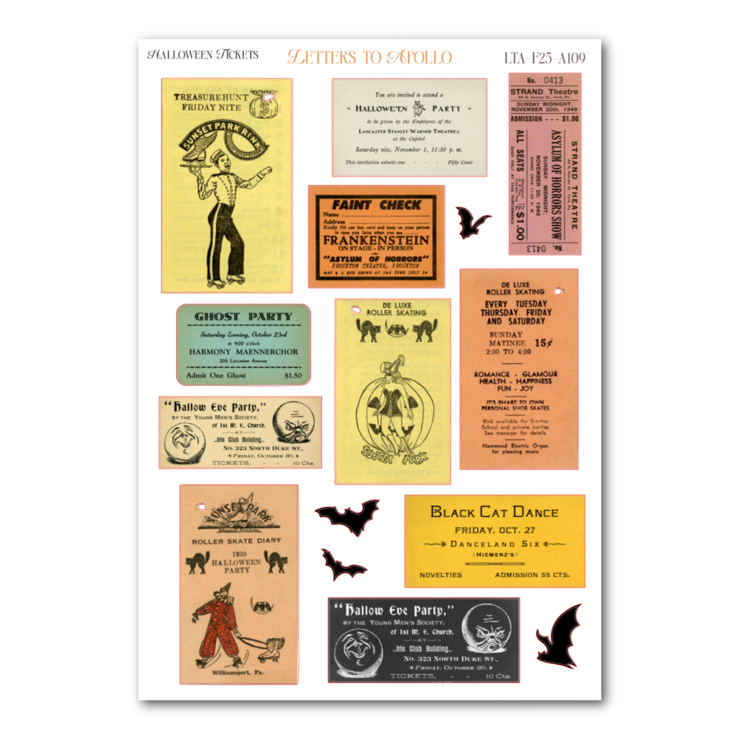 HALLOWEEN TICKETS