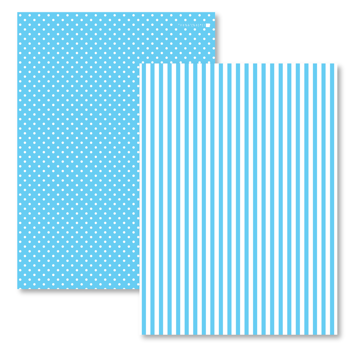 BLUE DOT & STRIPE