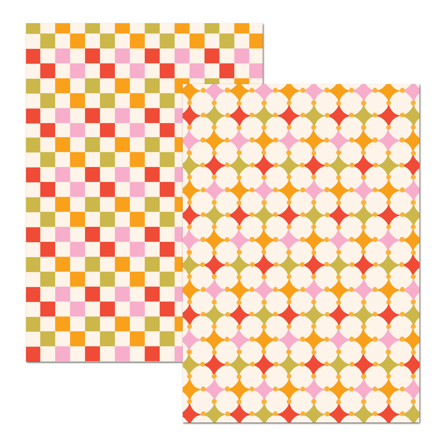 GROOVY SCRAPBOOK PAPER