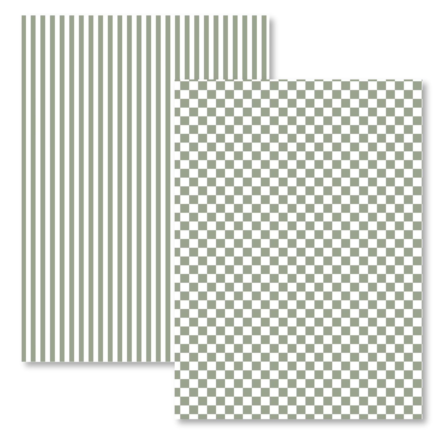 OLIVE STRIPES & CHECKERED