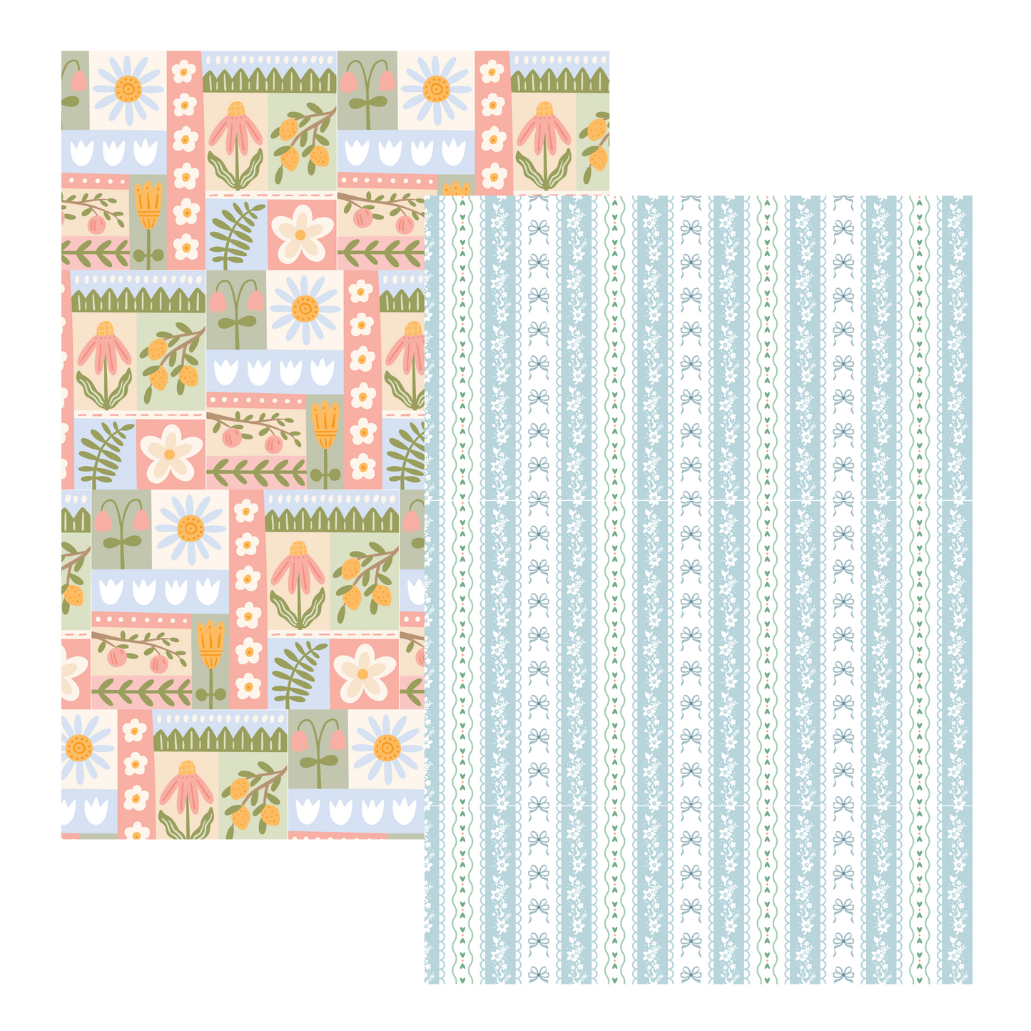 GIRLY POP SCRAPBOOK PAPER