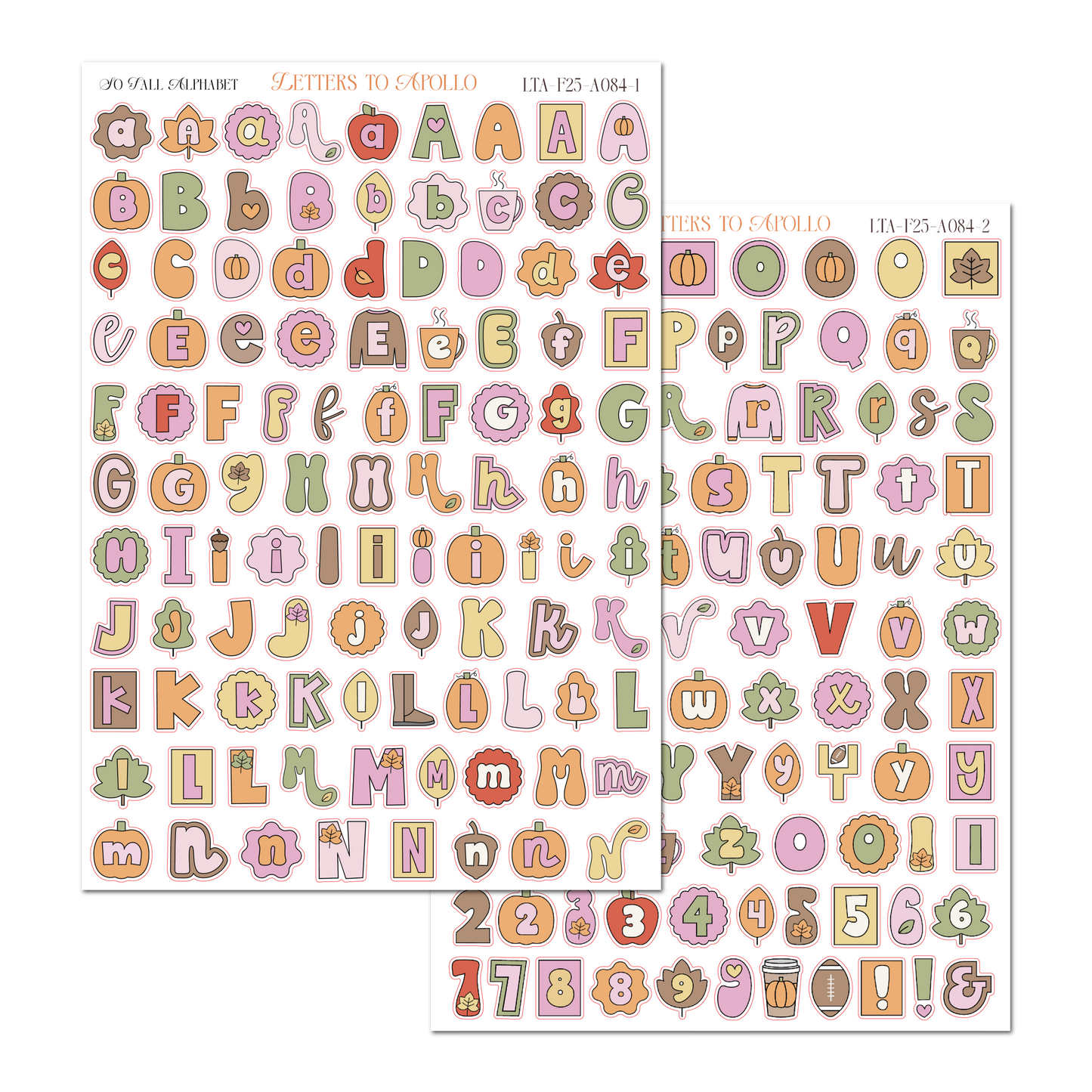 SO FALL ALPHABET