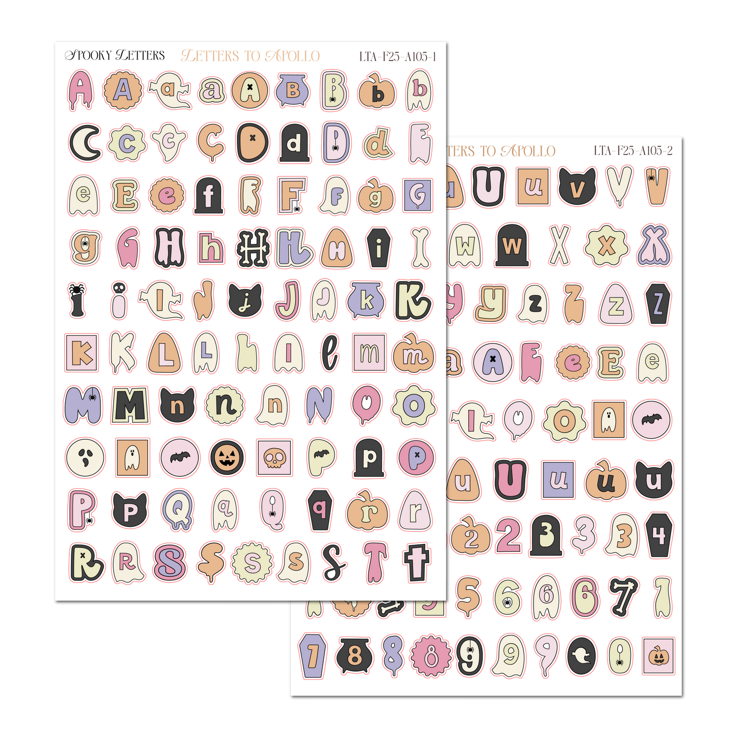 SPOOKY LETTERS
