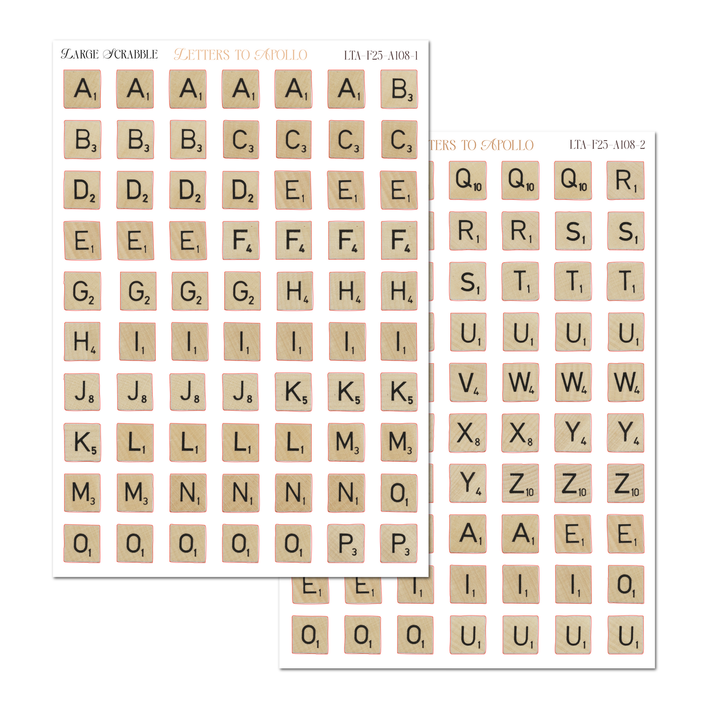 LARGE SCRABBLE