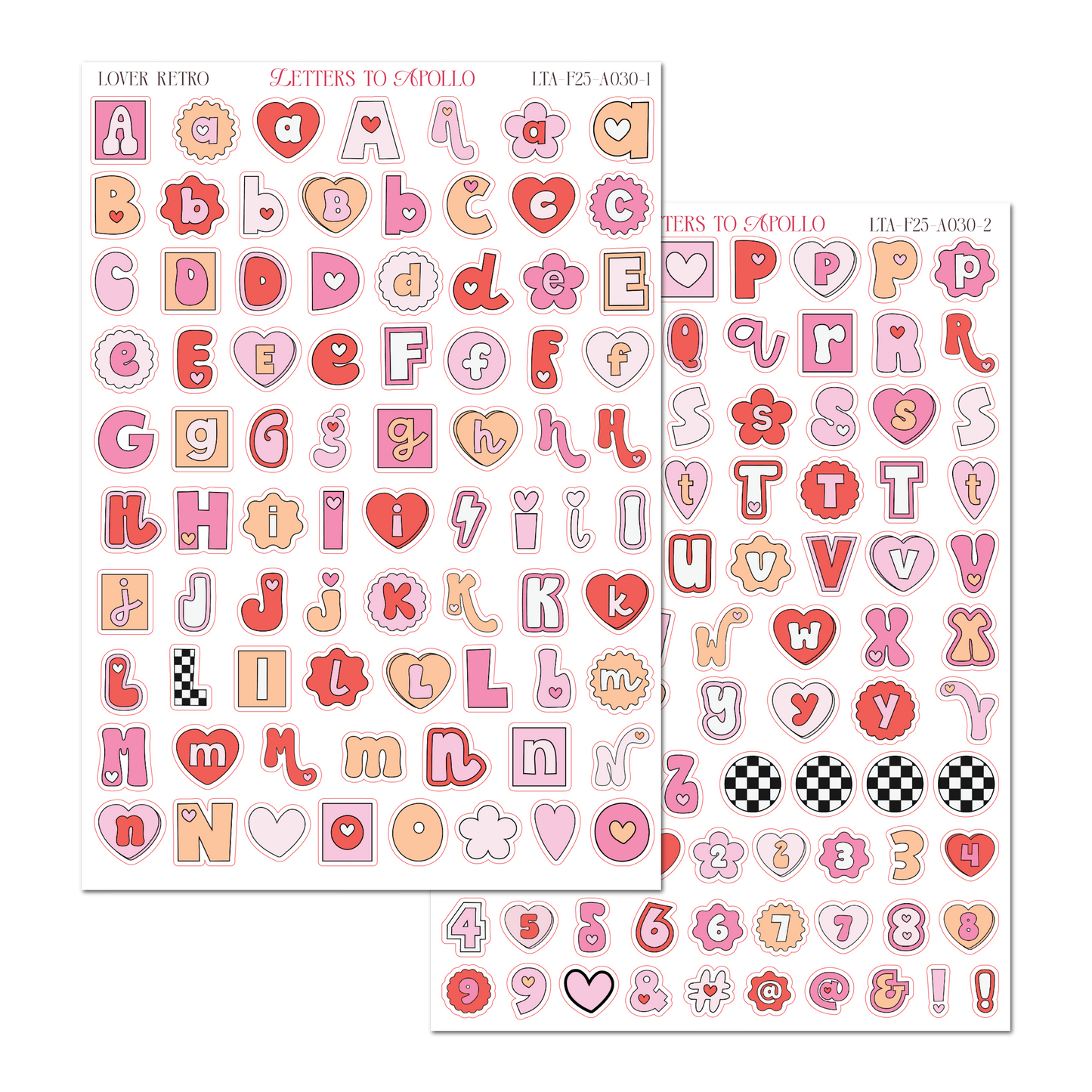 LOVER RETRO LETTERS
