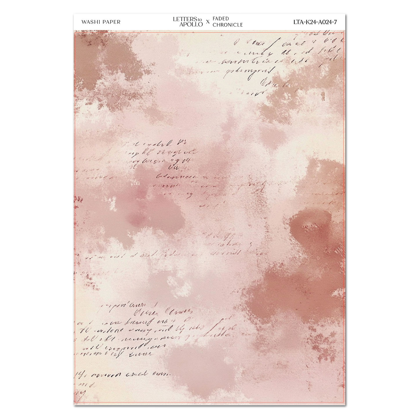 SUN DIP WASHI PAPER 1 - FADED CHRONICAL X LTA COLLAB