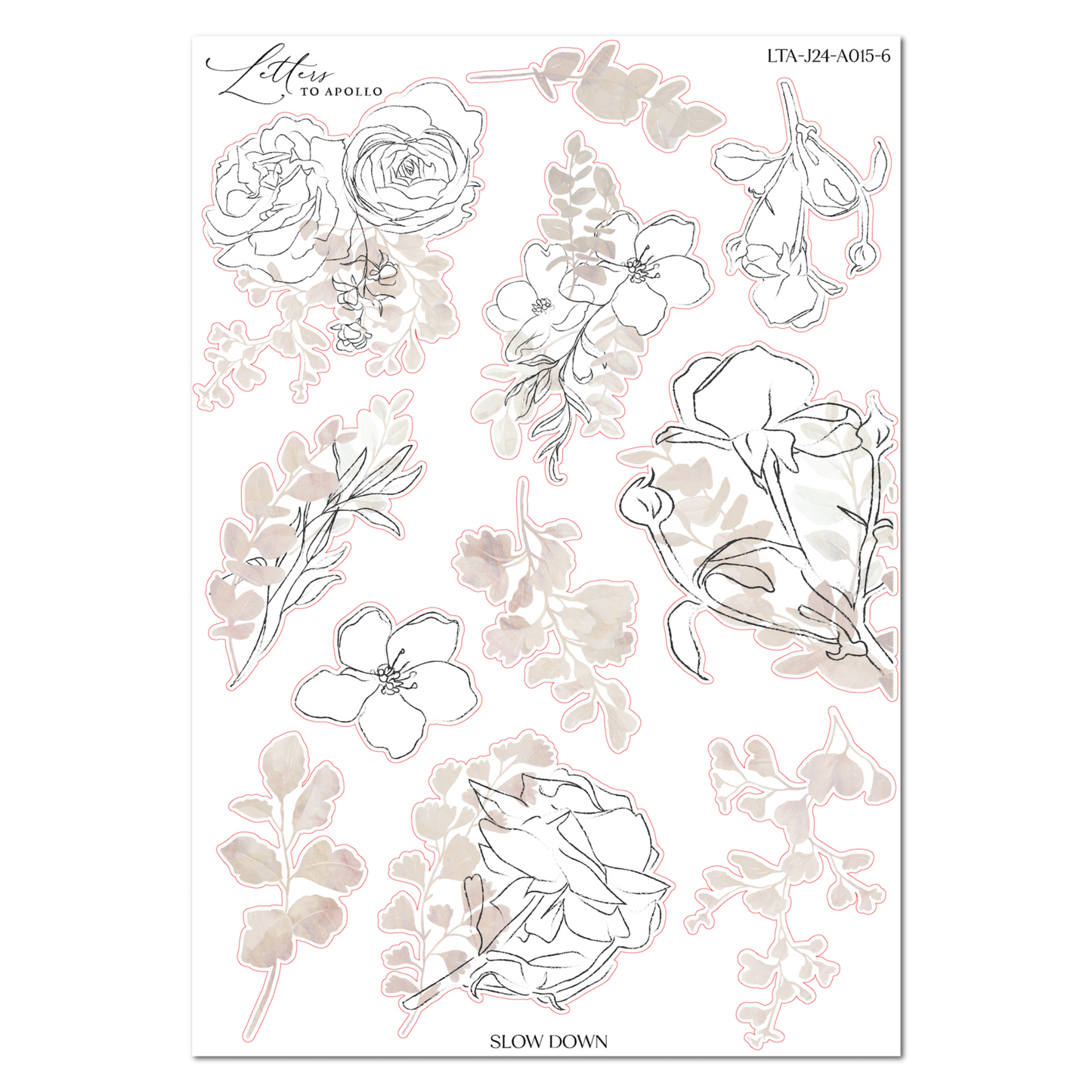 SLOW DOWN JUMBO FLORAL