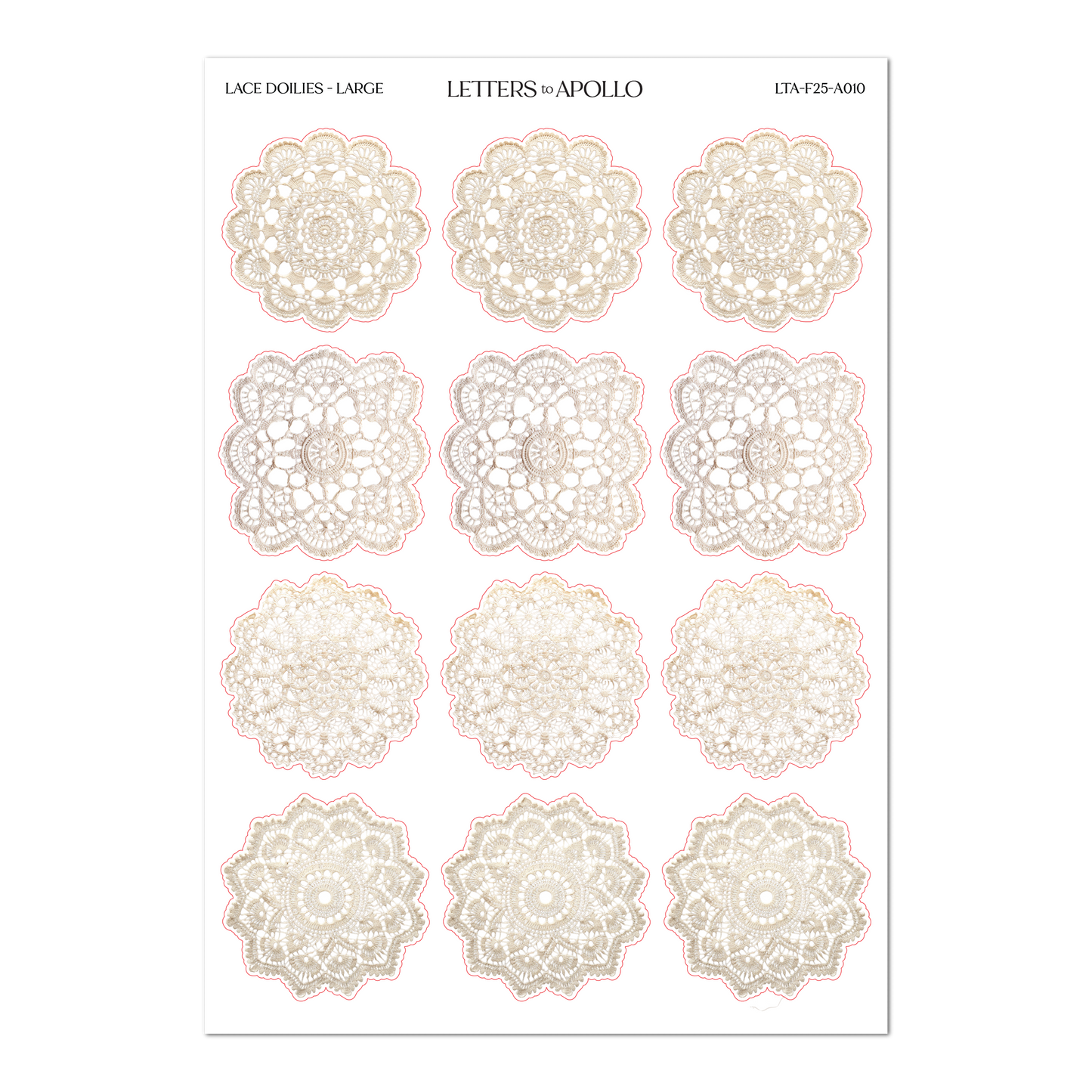 LARGE DOILIES LARGE