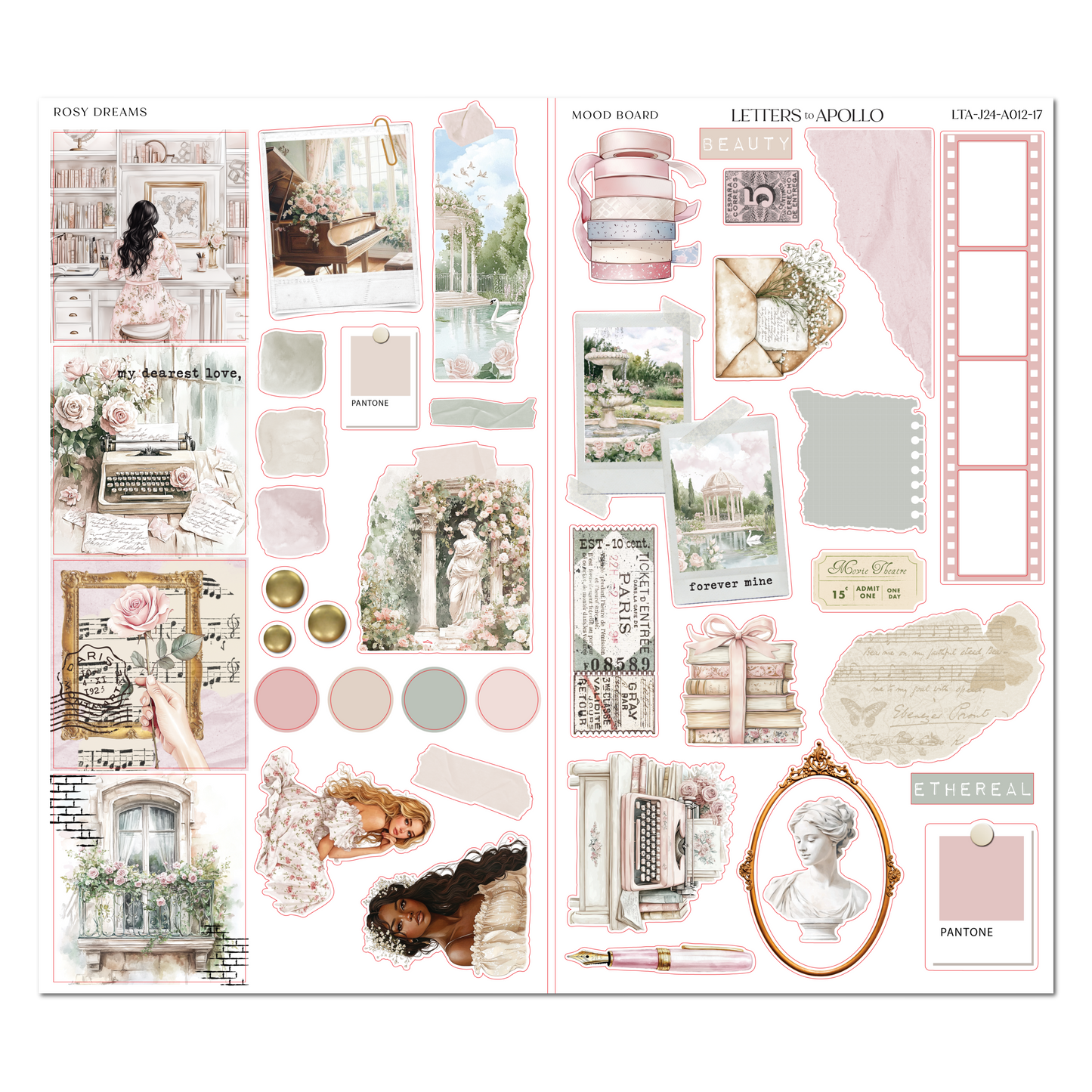 ROSY DREAMS MOOD BOARD