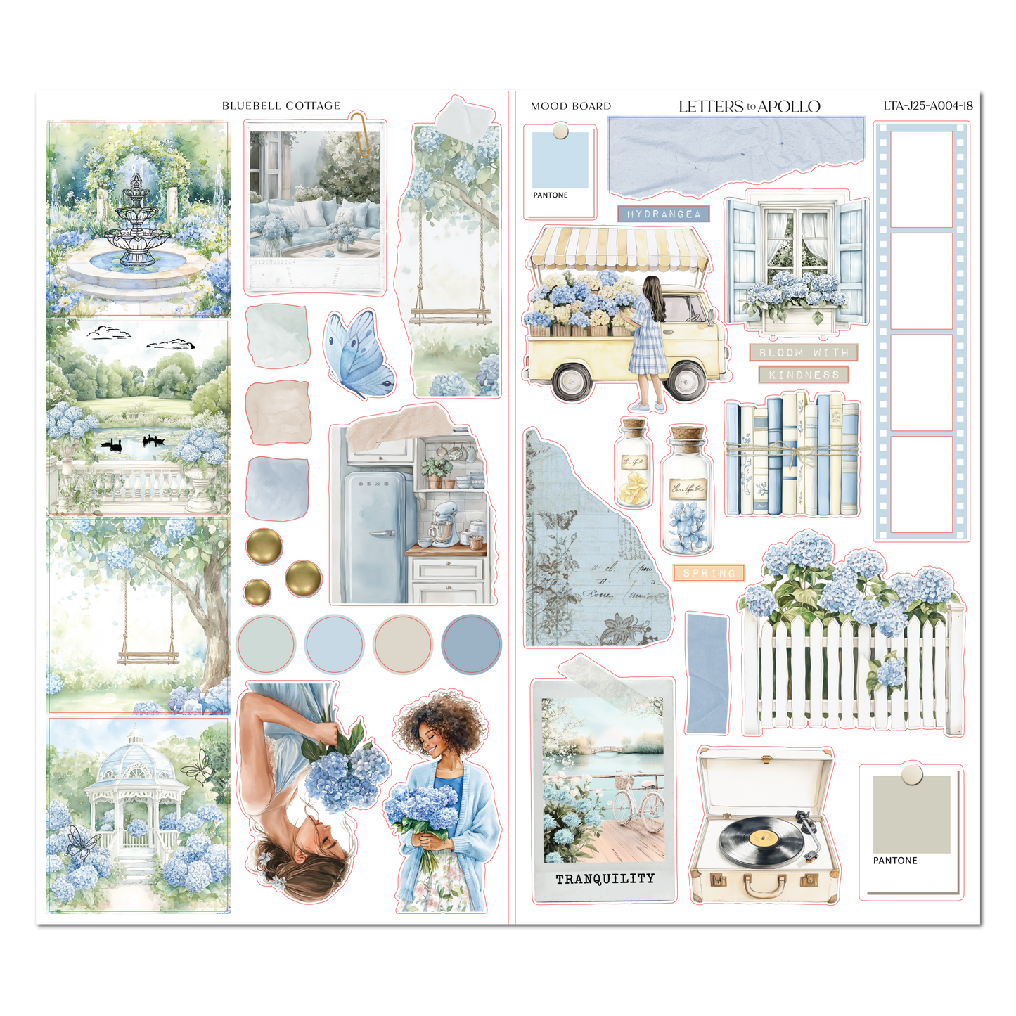 BLUEBELL COTTAGE MOOD BOARD