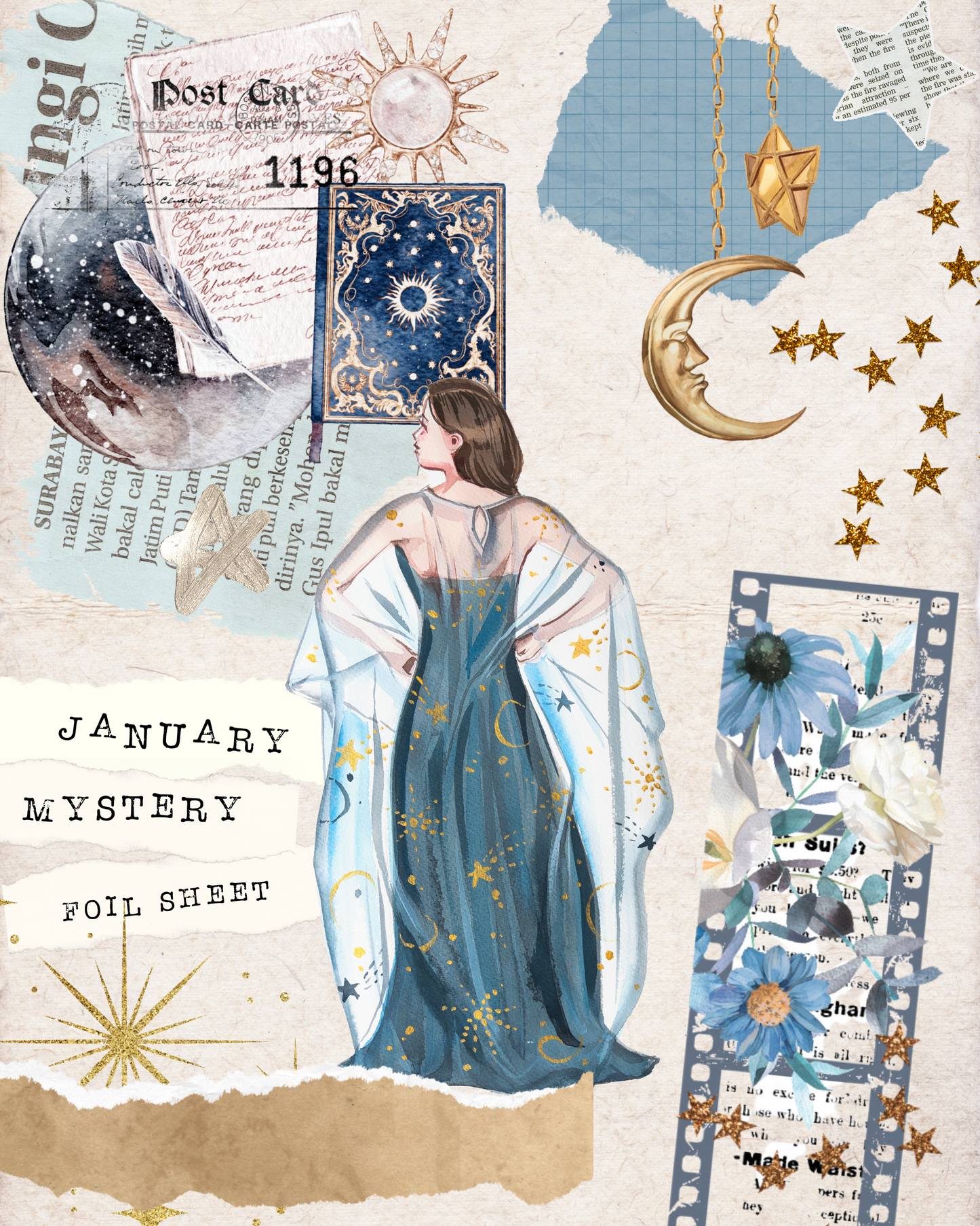 CELESTIAL INTENTIONS FOIL SHEET