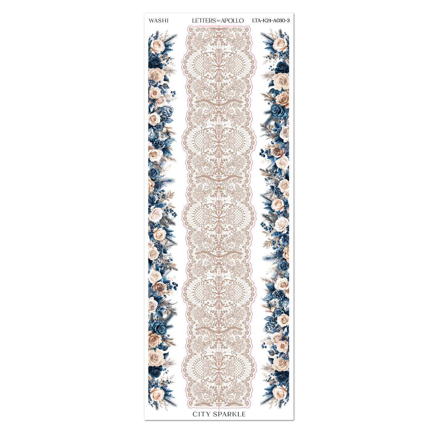 CITY SPARKLE FLORAL WASHI