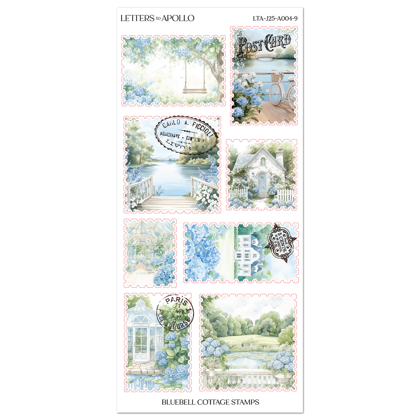 BLUEBELL COTTAGE STAMPS