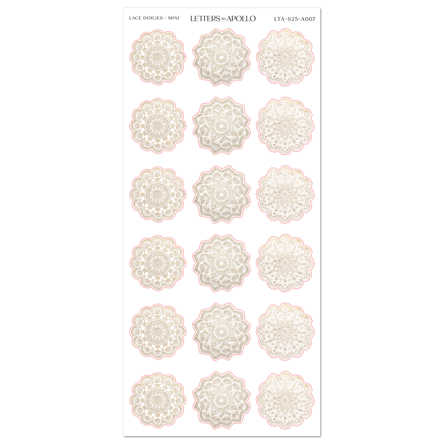LACE DOILY MINI