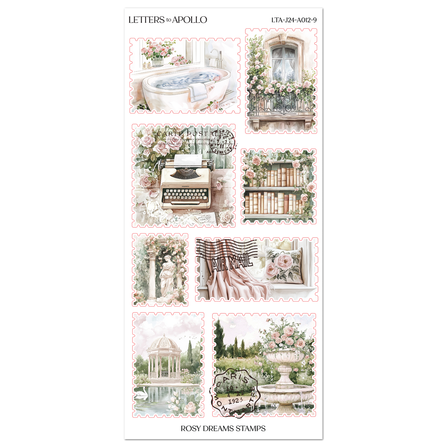 ROSEY DREAMS STAMPS