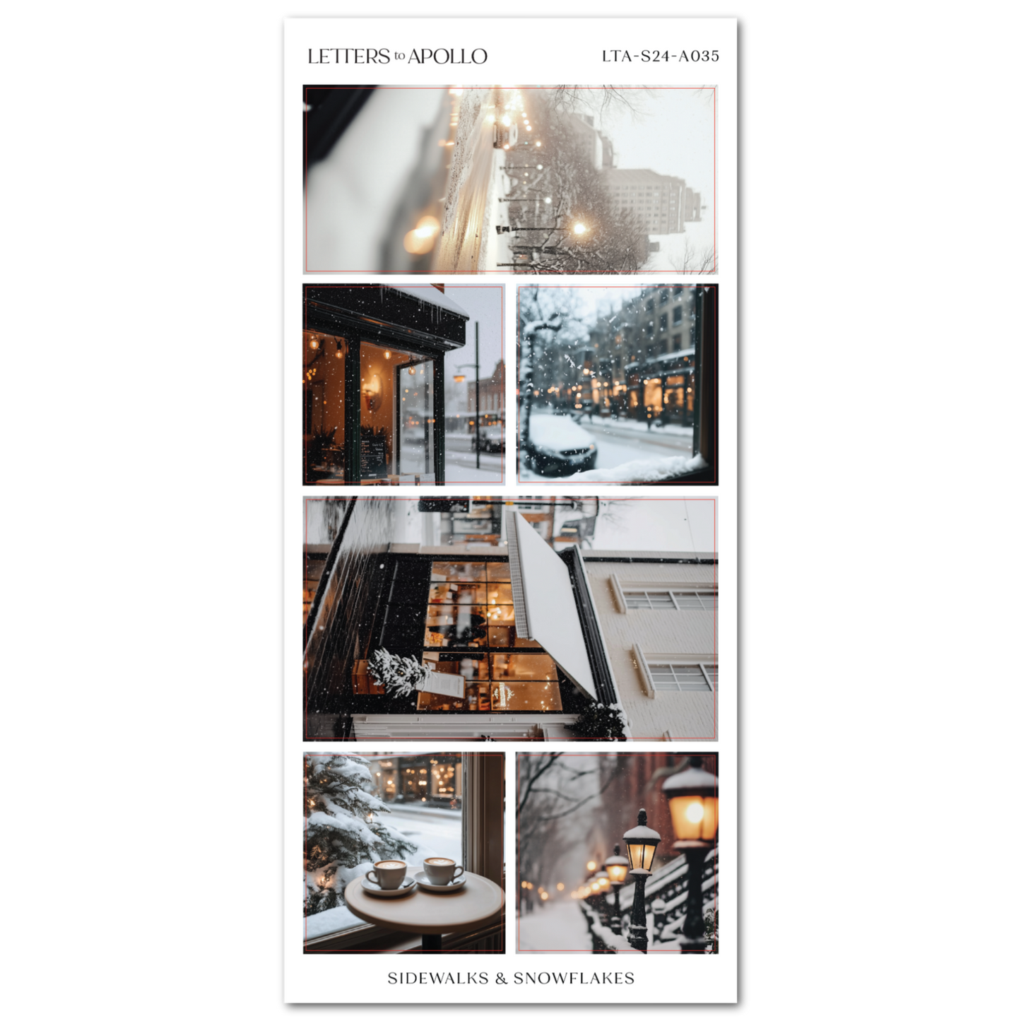 SIDEWALKS & SNOWFLAKES