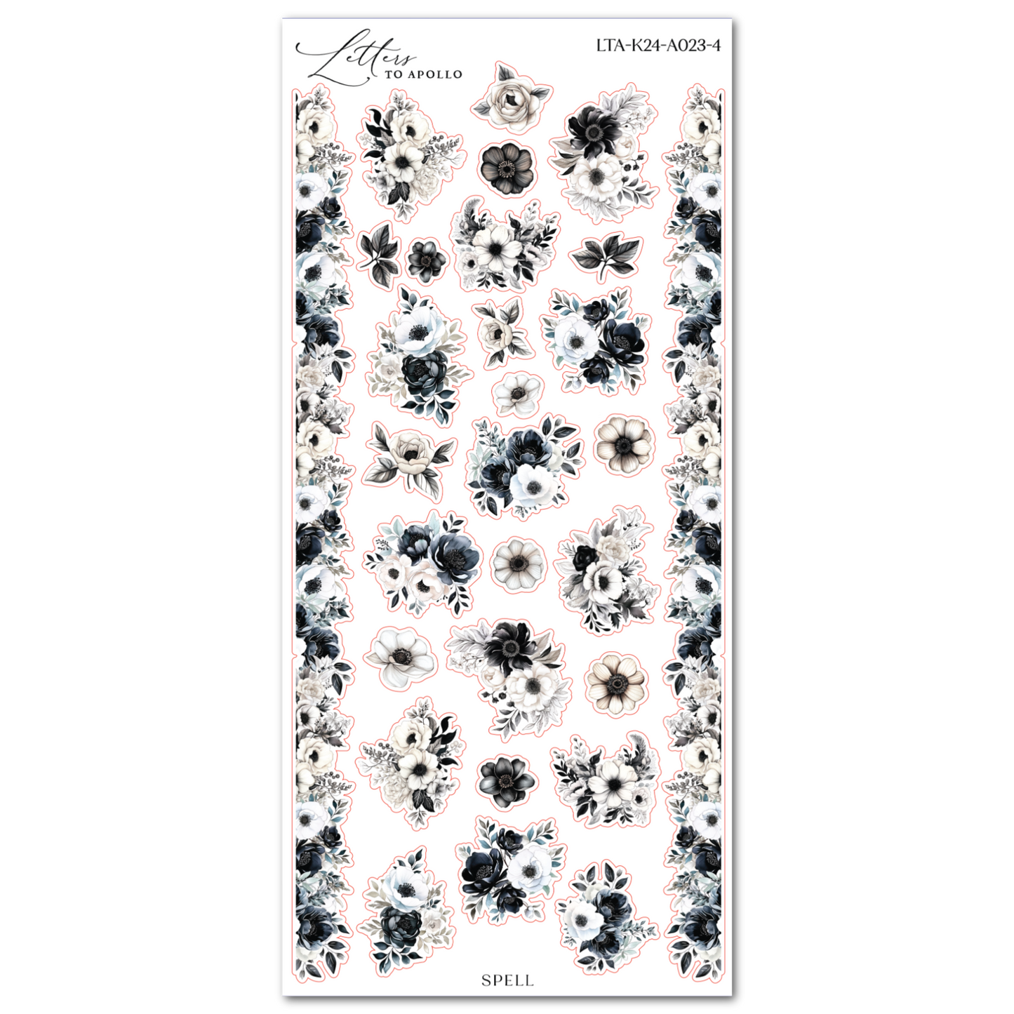 SPELL FLORAL AND FLORAL WASHI