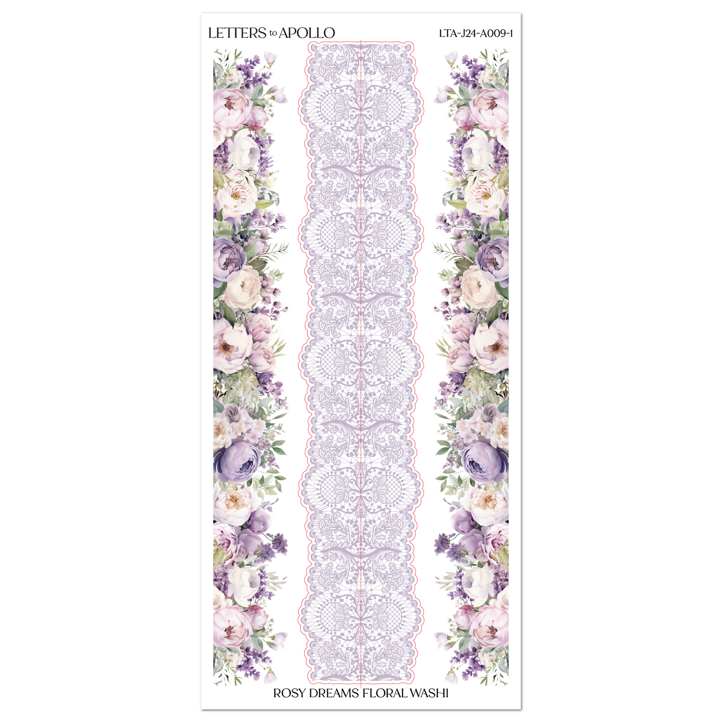 WISTERIA LANE FLORAL WASHI