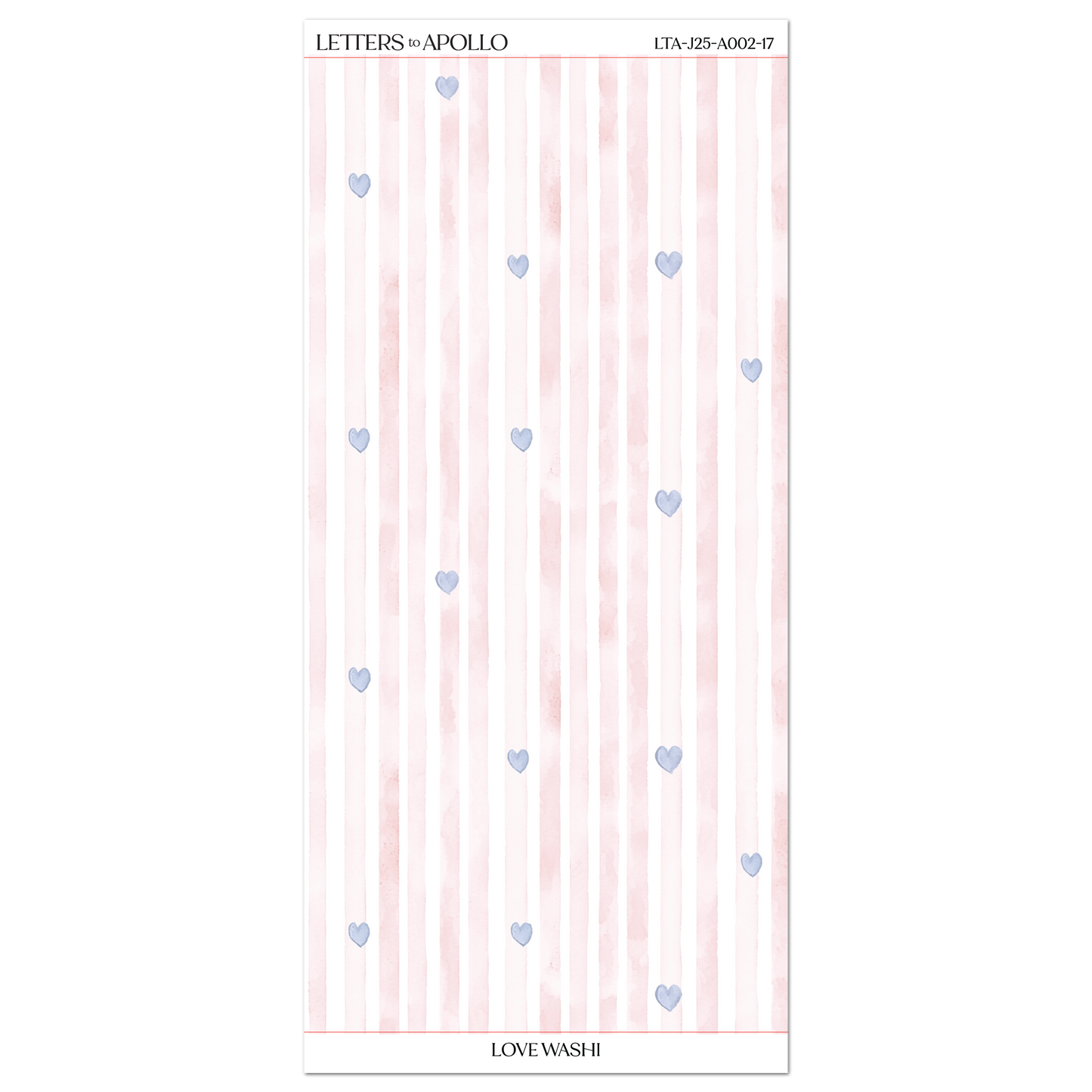 LOVE TEARABLE WASHI