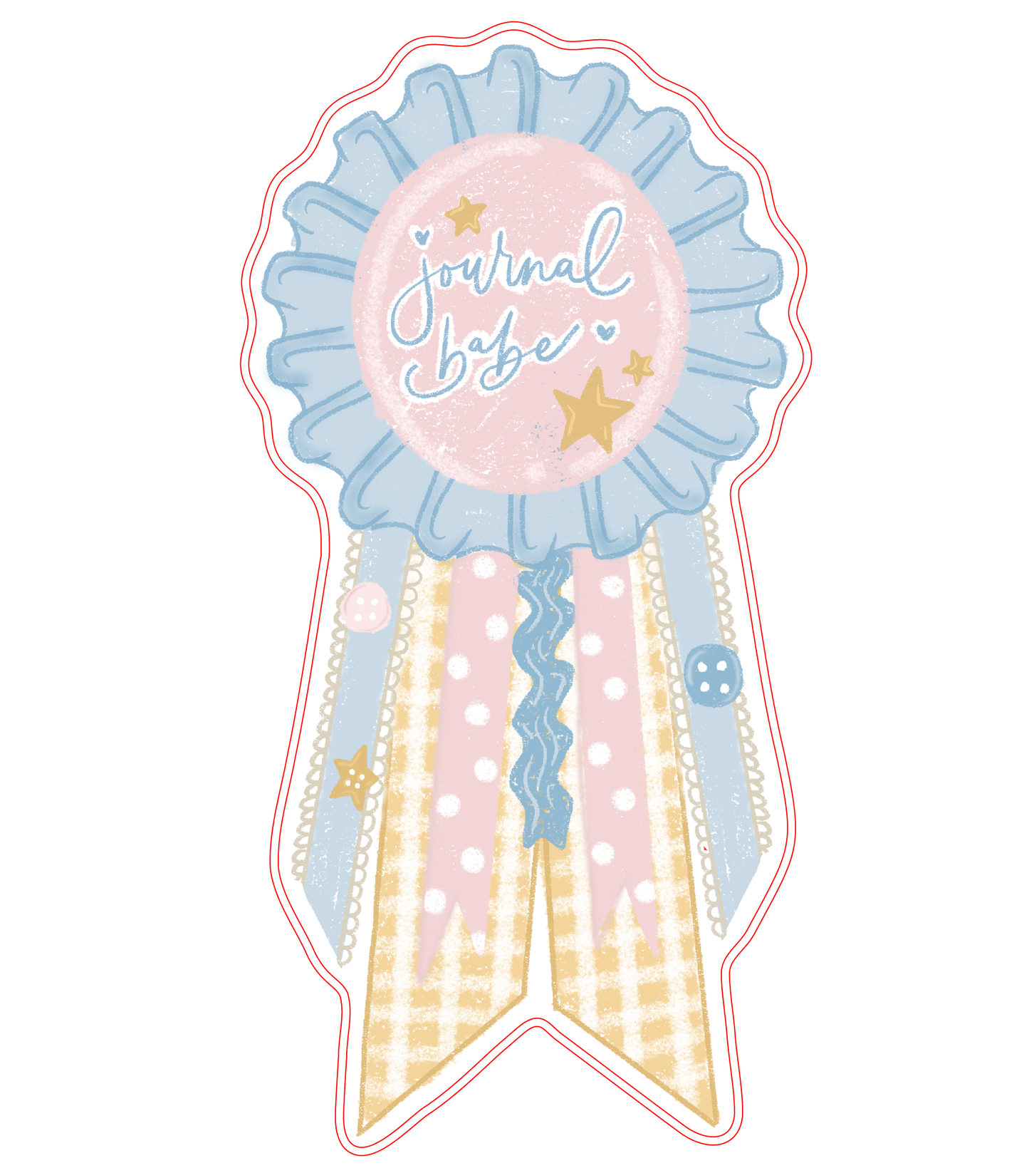 JOURNAL BABES VINYL STICKER