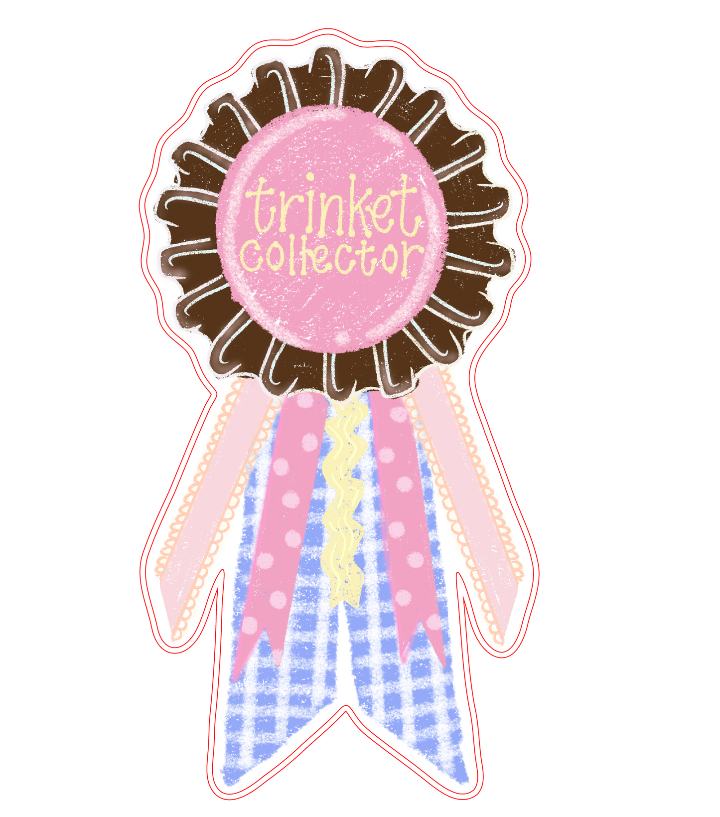 TRINKET COLLECTOR VINYL STICKER