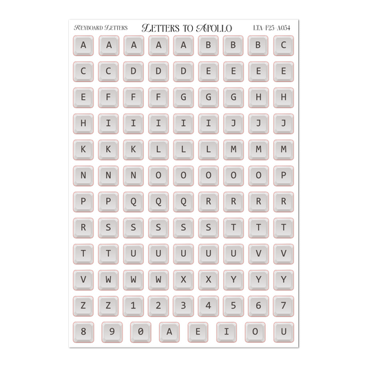 KEYBOARD LETTERS