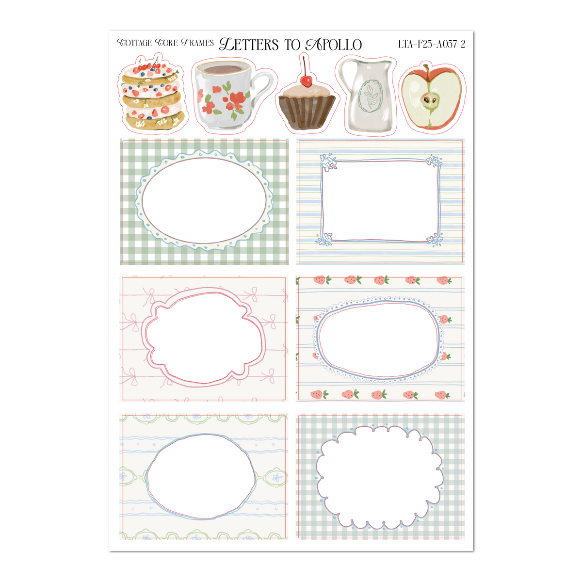 COTTAGE CORE FRAMES – Letters to Apollo