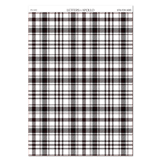 PLAID WASHI PAPER