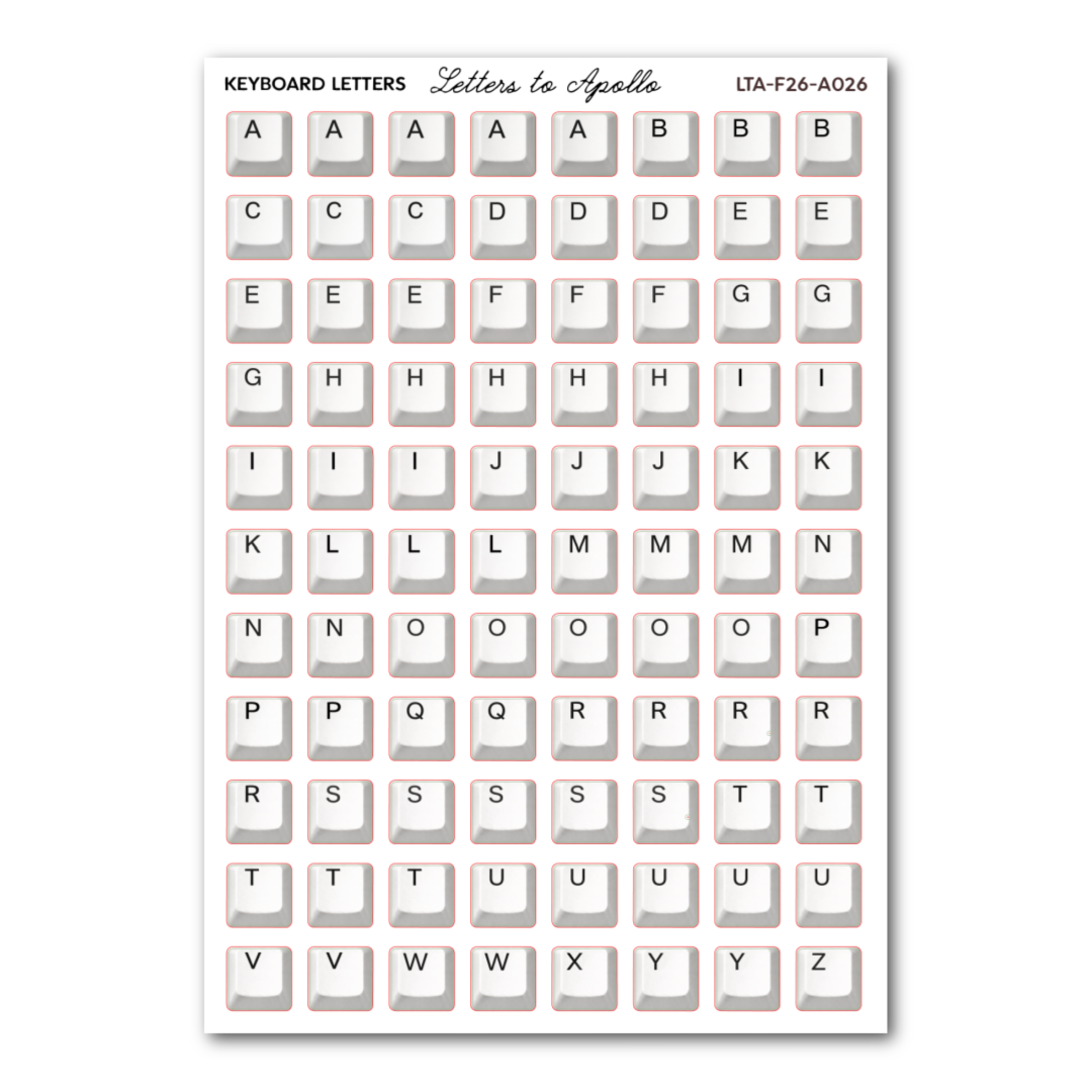 KEYBOARD LETTERS