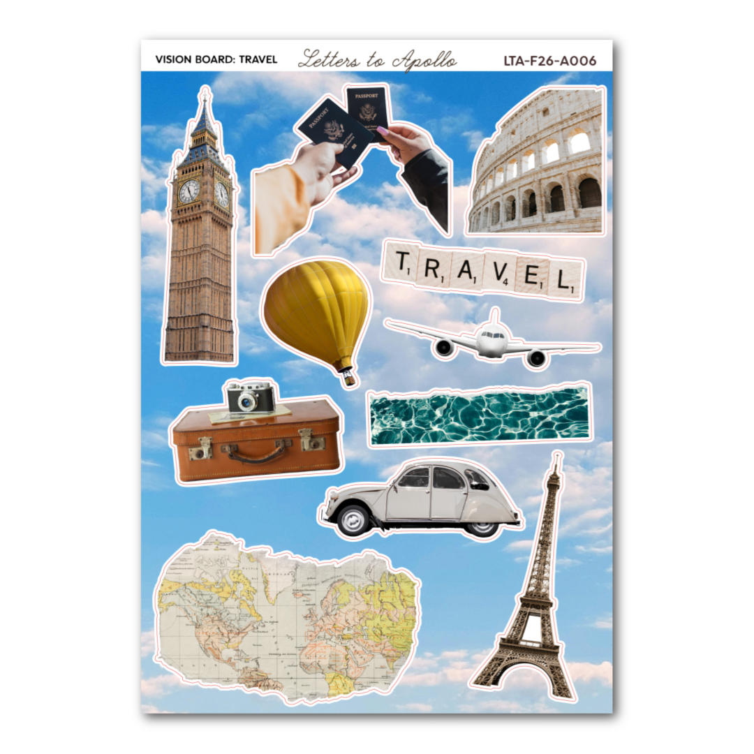 VISION BOARD: TRAVEL