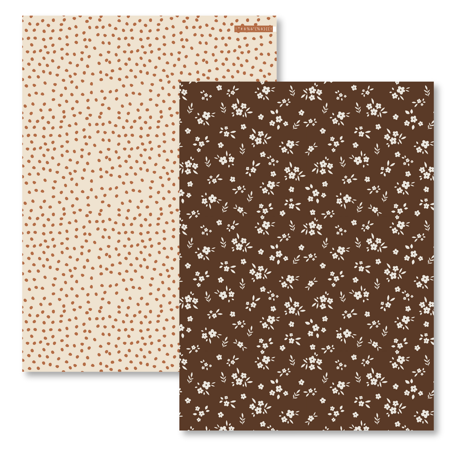 DOT & BLOOM PLAID PAPER