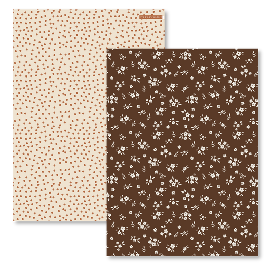DOT & BLOOM PLAID PAPER