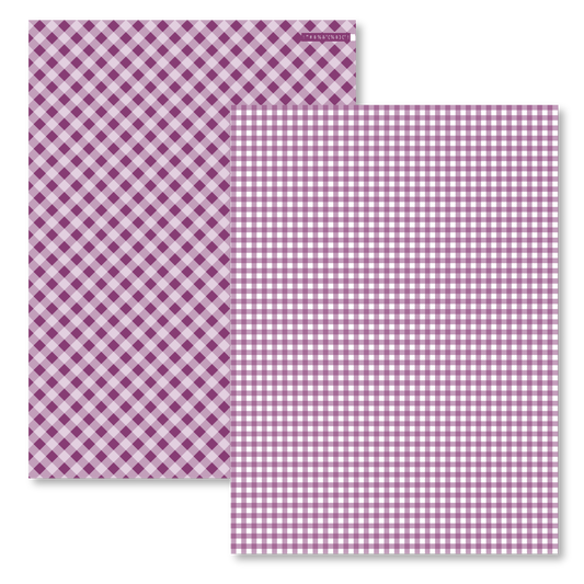 PURPLE PLAID PAPER