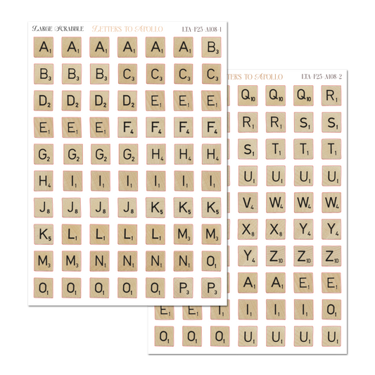LARGE SCRABBLE