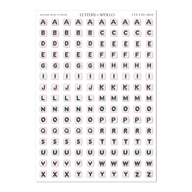SQUARE BEAD LETTERS - WASHI