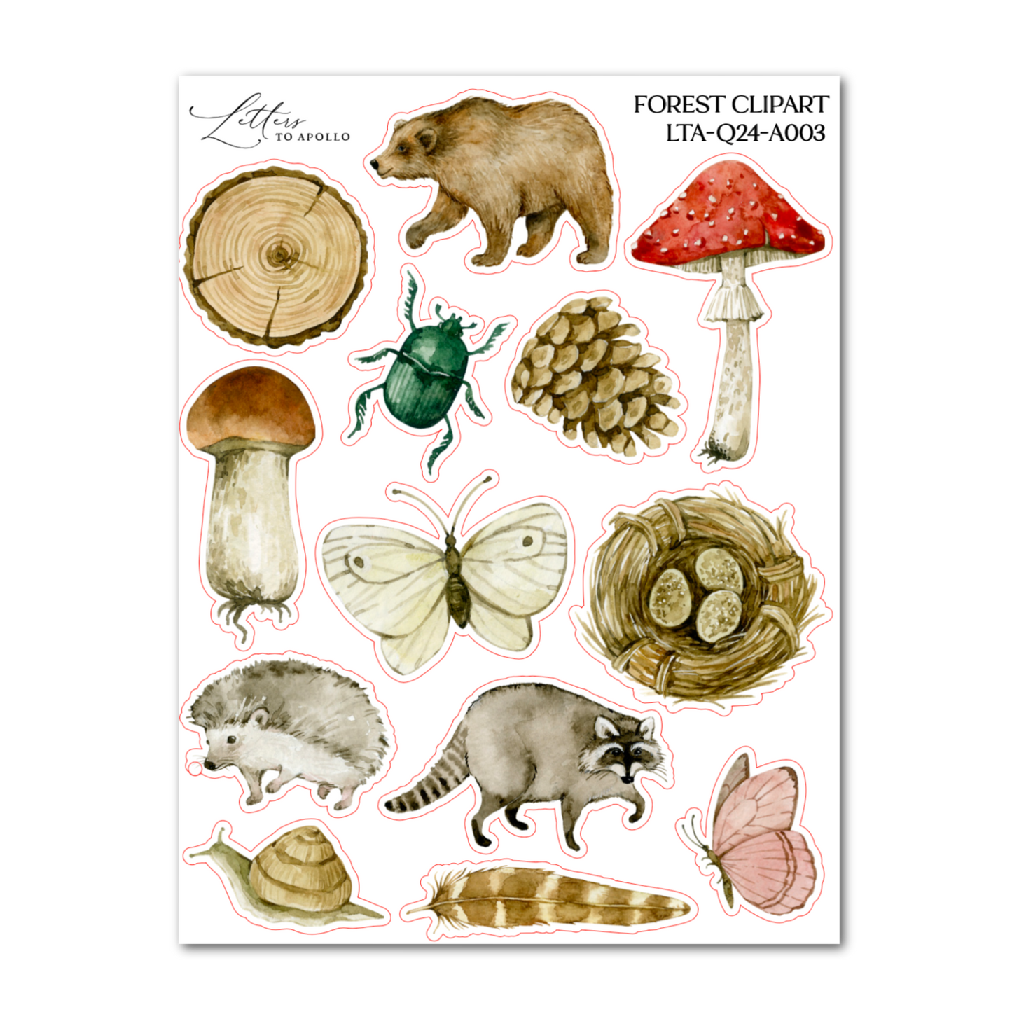 $2 FOREST CLIPART