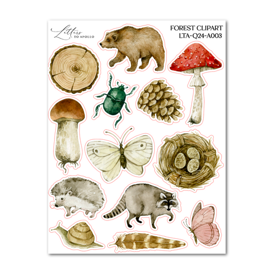 $2 FOREST CLIPART