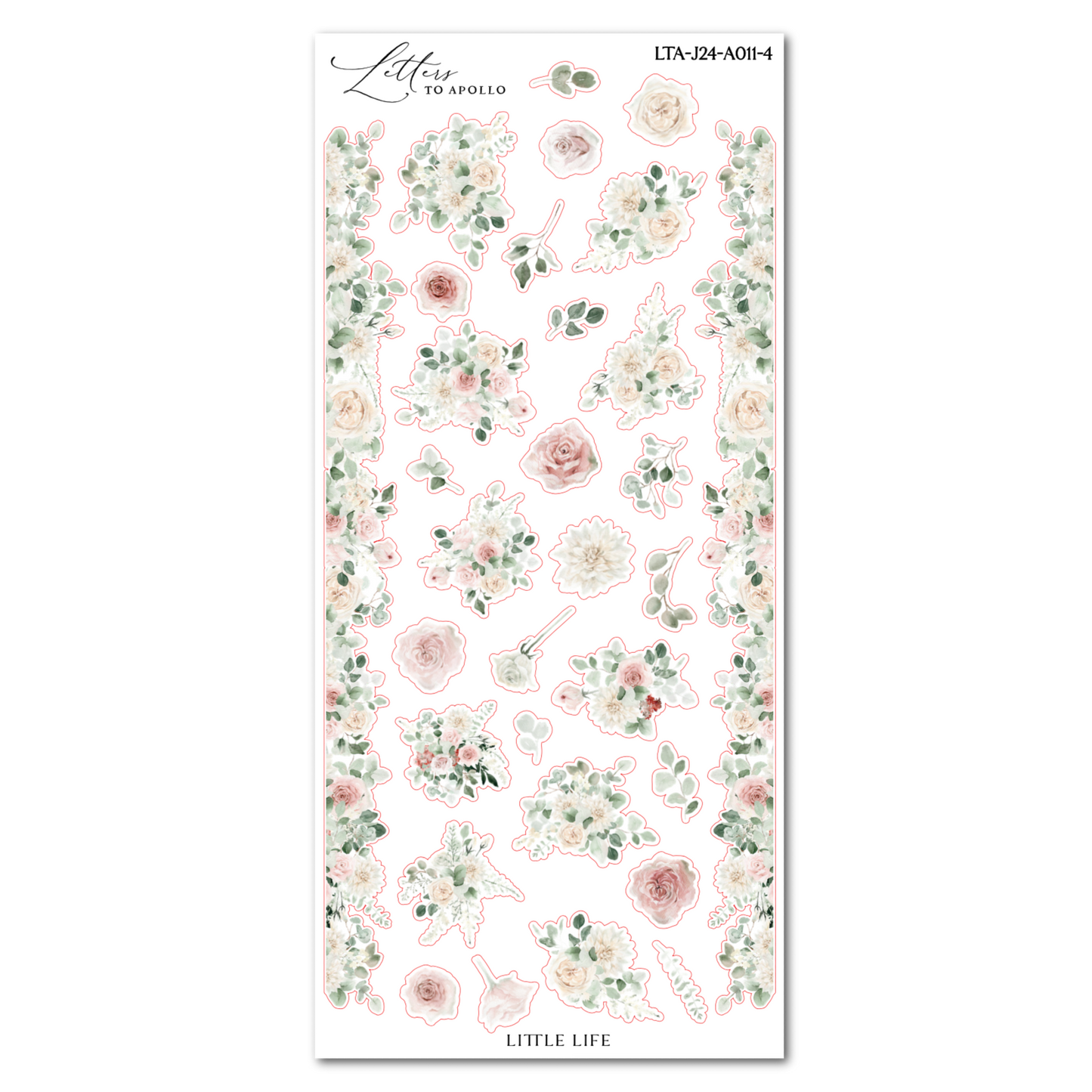 LITTLE LIFE FLORAL AND FLORAL WASHI