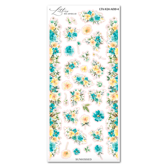 SUNKISSED FLORAL AND FLORAL WASHI