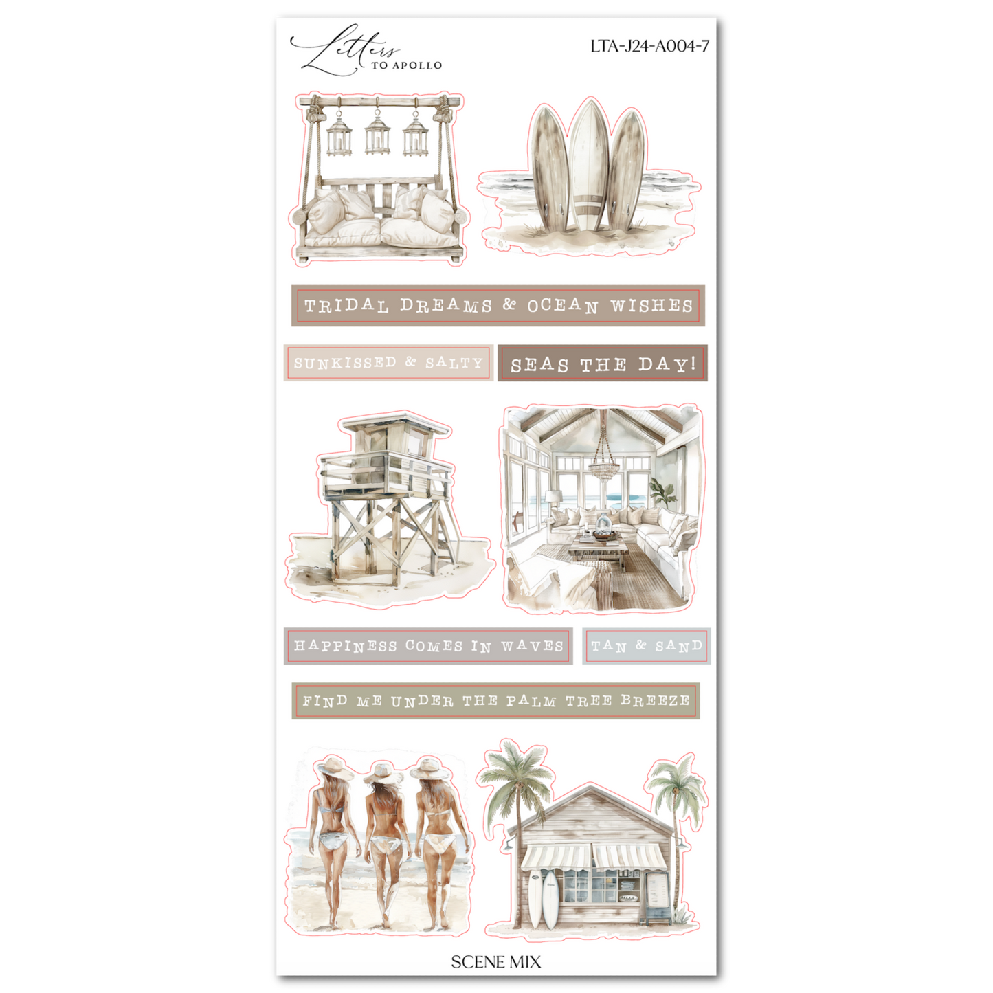 Salty Breeze Journal Bundle - All 10 Pages