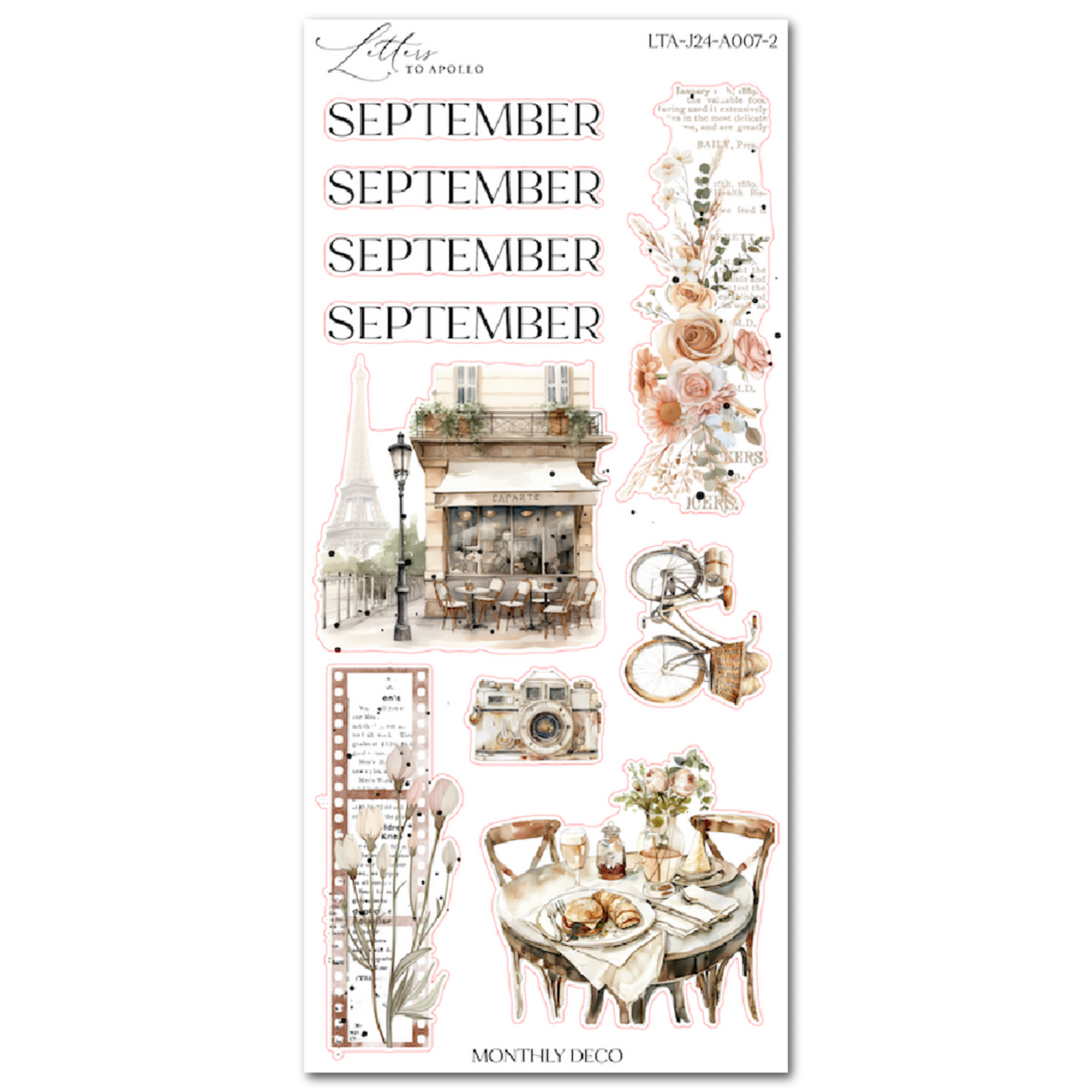 Je T'aime Monthly Deco