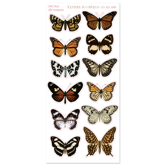 NEUTRAL BUTTERFLIES