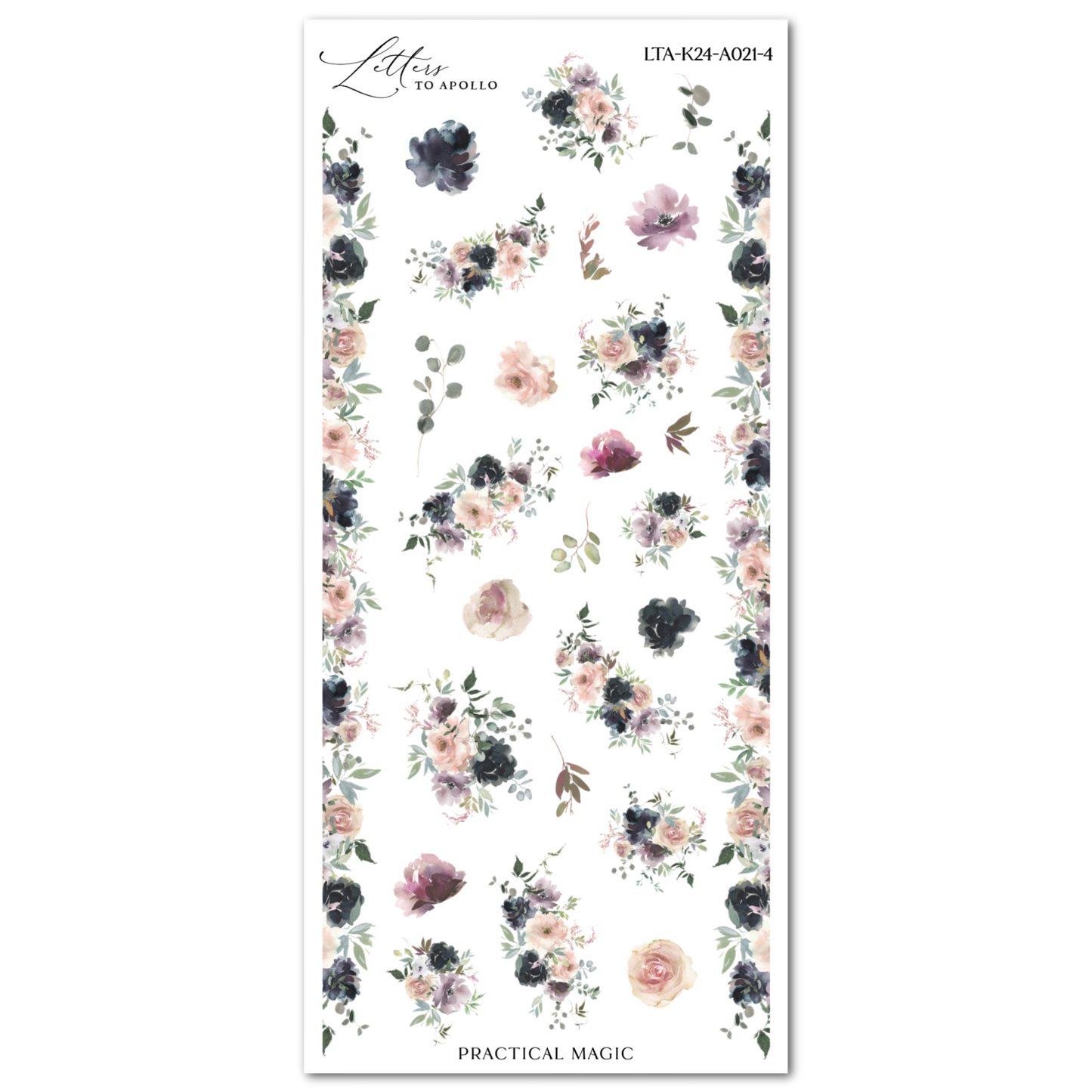 PRACTICAL MAGIC FLORAL AND FLORAL WASHI