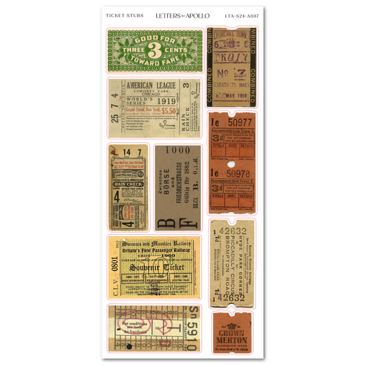 TICKET STUBS 1