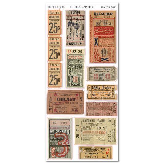 TICKET STUBS 3