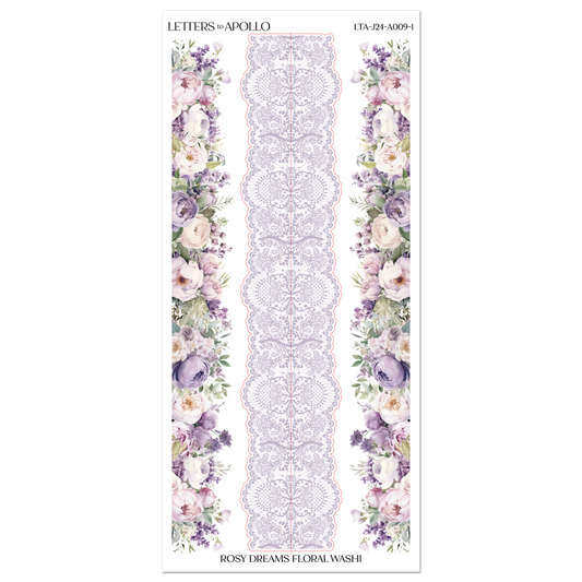 WISTERIA LANE FLORAL WASHI