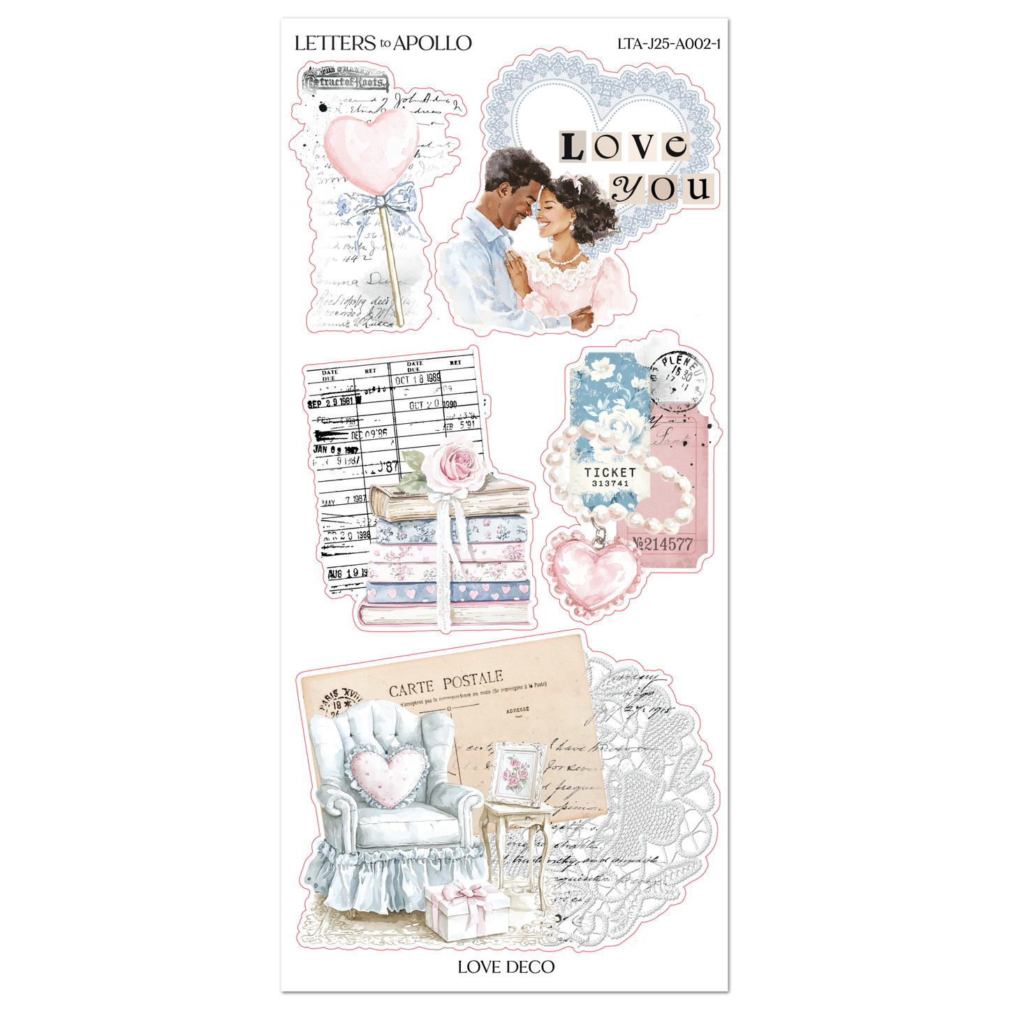 LOVE JOURNAL BUNDLE - 10 PAGES