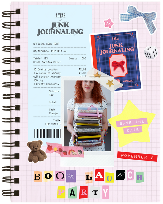 THIRD PLACE CRAFTERS - A YEAR OF JUNK JOURNALING