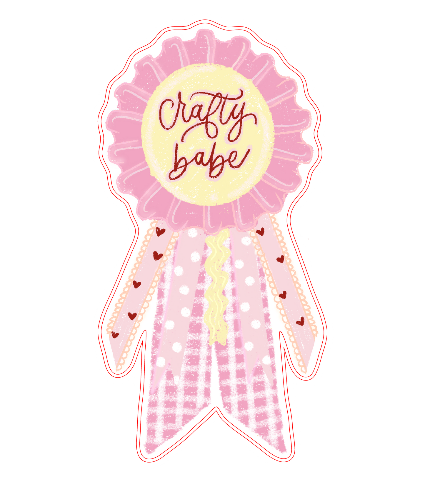 CRAFTY BABES VINYL STICKER