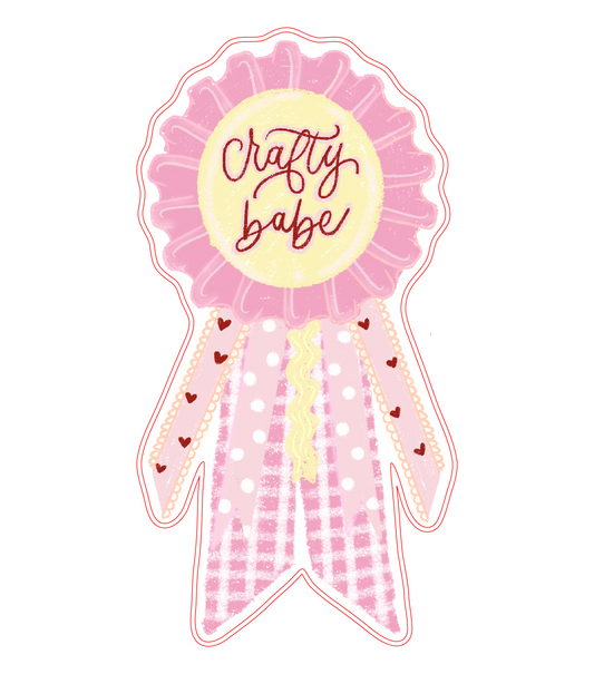 CRAFTY BABES VINYL STICKER
